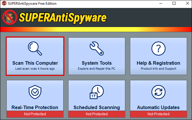 example screenshot