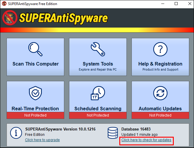 example screenshot