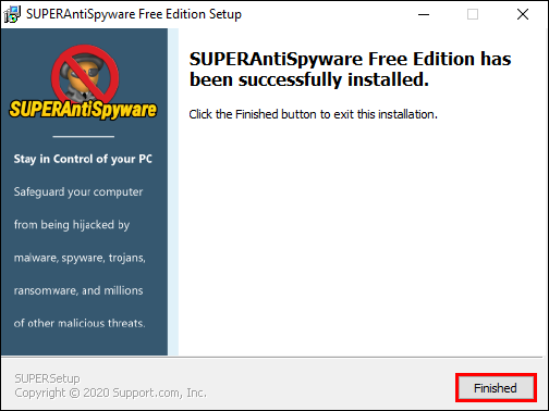 example screenshot
