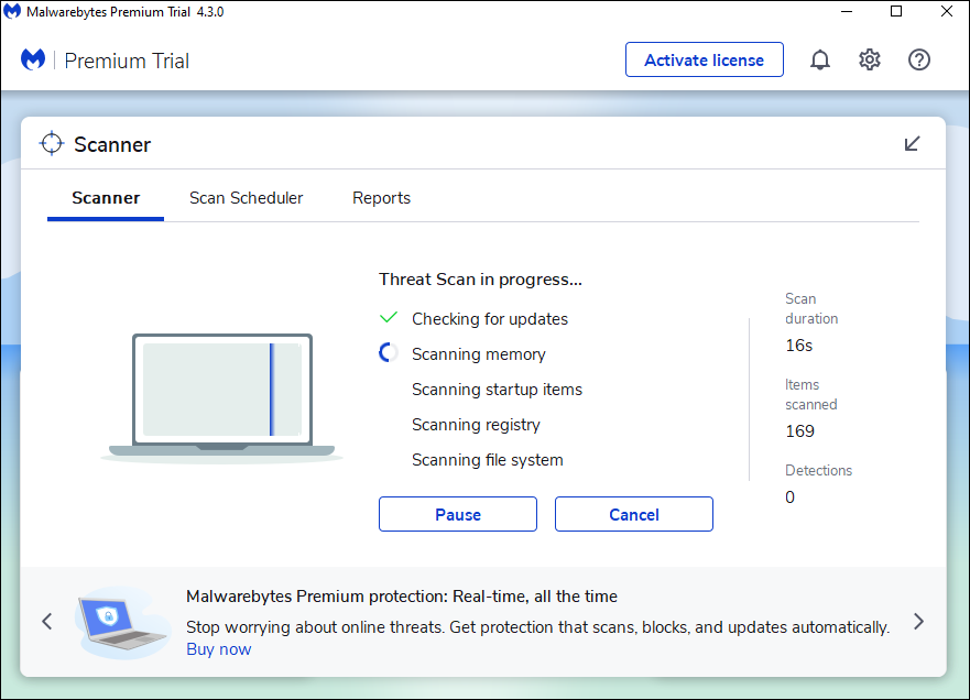 example screenshot