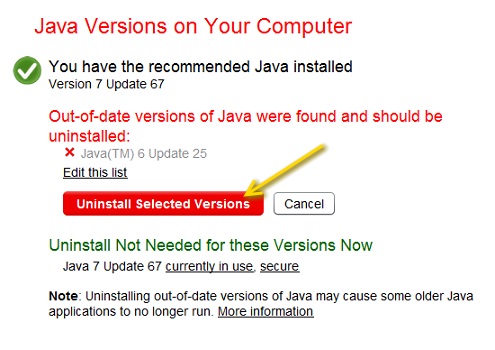 example screenshot