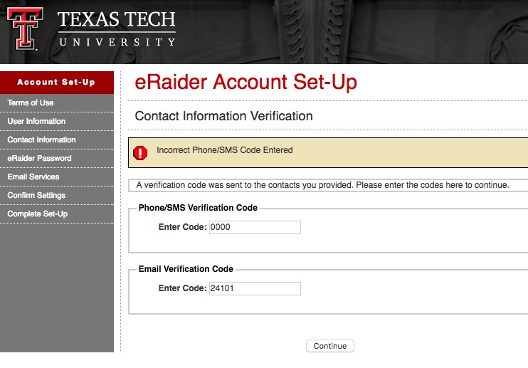 example screenshot